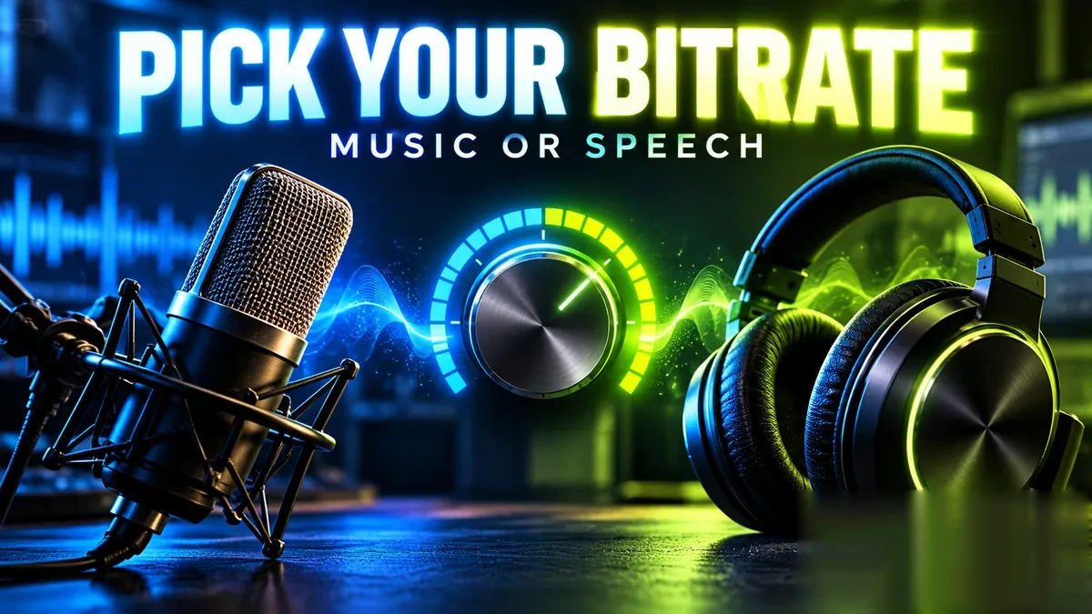 MP3 bitrate and file size guide